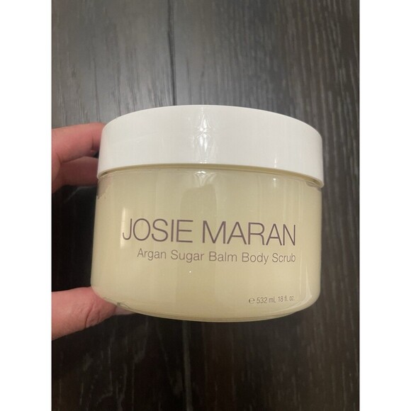 JOSIE MARAN Argan Sugar Balm Body Scrub Sweet Clementine 18fl oz NEW SEALED - Picture 1 of 4